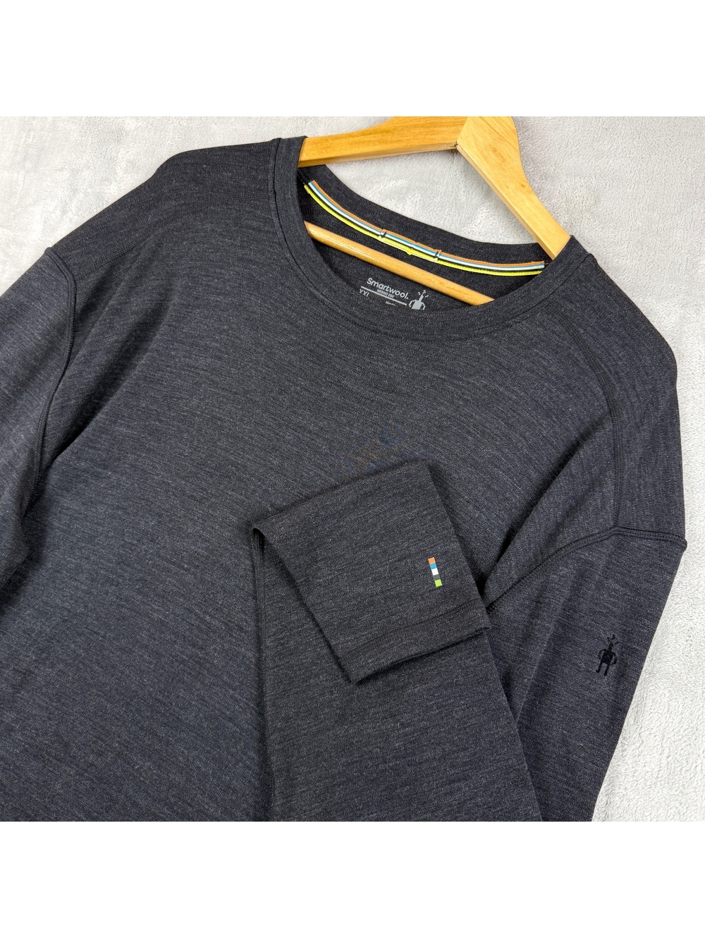 Smartwool Merino 250 Men XXL Gray 100% Wool Crewneck Base Layer Ski Underwear